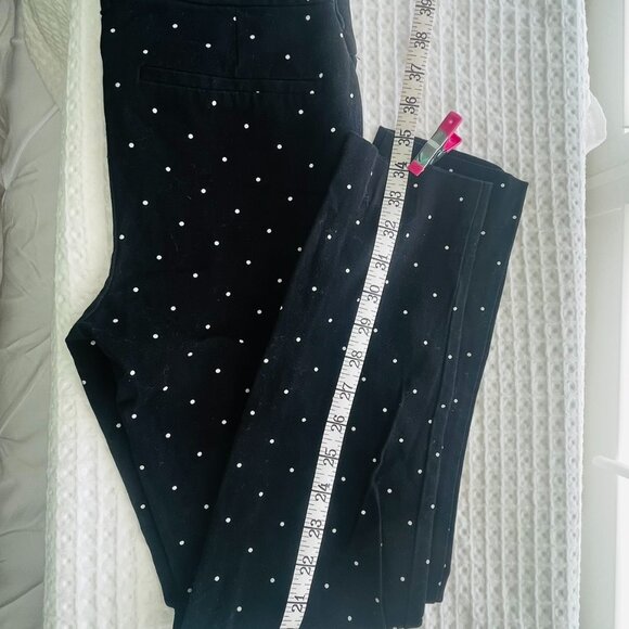 Old Navy Pixie Cotton Blend Black Pants Sz 2 R - Picture 3 of 6
